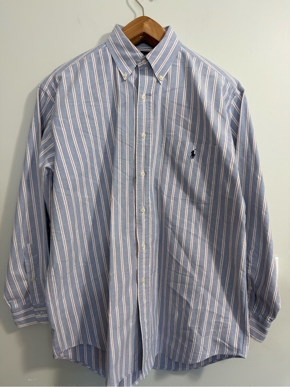 Vintage Ralph Lauren The Big Shirt Button Up Preppy Long Sleeve Top